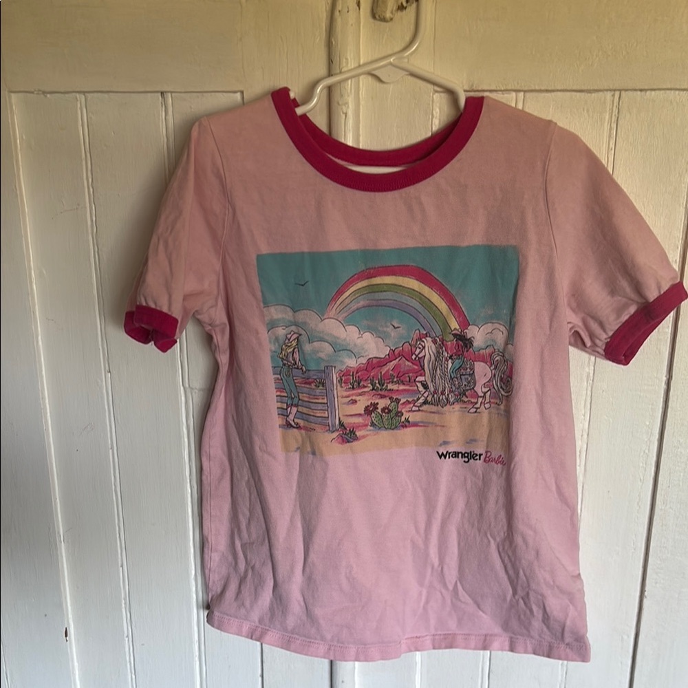 Wrangler Pink Short Sleeve Graphic Tee